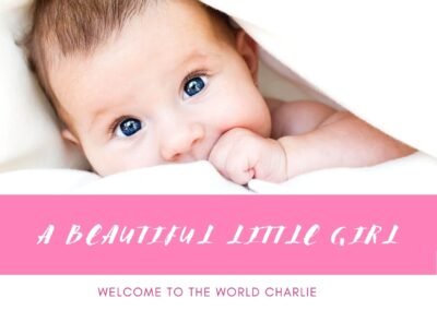 Beautiful Baby Girl Card