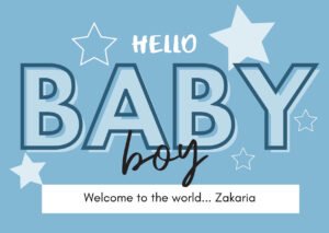 Baby Boy Card