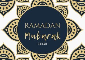 Ramadan Mubarak Card