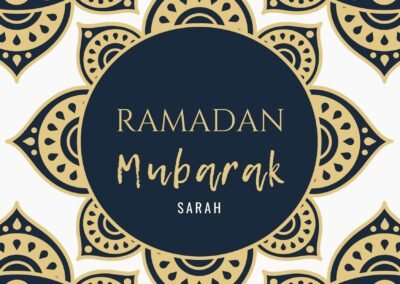 Ramadan Mubarak Card