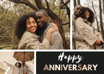 Happy Anniversary Collage Card